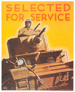 "SELECTED FOR SERVICE" POSTER.