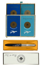 GERALD R. FORD AIR FORCE ONE CARDS/VP PEN.