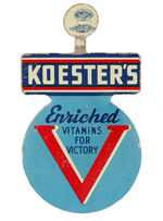 RARE "KOESTER'S (BREAD) VITAMINS FOR VICTORY."