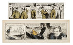 "THE LONE RANGER/CISCO KID" DAILY STRIP ORIGINAL ART PAIR.