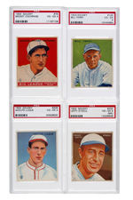 1933 GOUDEY BASEBALL CARDS PSA GRADED LOT.