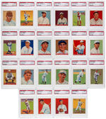 1933 GOUDEY BASEBALL CARDS PSA GRADED LOT.