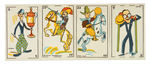 SPANISH CARD SET FROM THE 1930s FEATURING CELEBRITIES AND FELIX FLIP MOVIE BACKS.