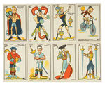 SPANISH CARD SET FROM THE 1930s FEATURING CELEBRITIES AND FELIX FLIP MOVIE BACKS.