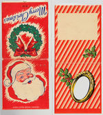 EXTENSIVE CHRISTMAS COLLECTION OF 53 LARGE AND SMALL MATCH PACKS.