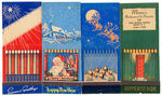 EXTENSIVE CHRISTMAS COLLECTION OF 53 LARGE AND SMALL MATCH PACKS.