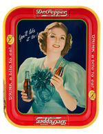 “DRINK DR. PEPPER” 1939 SERVING TRAY.