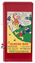 LI’L ABNER "VENDAR-BAR" VENDING MACHINE.