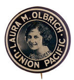 "UNION PACIFIC" QUEEN CANDIDATE.