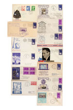 NEW YORK WORLD’S FAIR 1939-1940  LOT OF 26 FIRST AND LAST DAY COMMEMORATIVE COVERS.