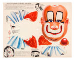 "POLL-PARROT HOWDY DOODY TUK-A-TAB MASK" SET & CAMPAIGN HAT.