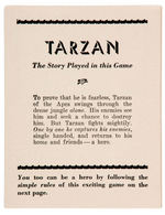 "TARZAN A GAME BY EDGAR RICE BURROUGHS."