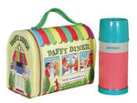 “DAFFY DINER” VINYL LUNCHBOX AND THERMOS.