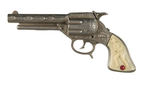 STEVENS "COWBOY KING" CAST IRON CAP PISTOL.