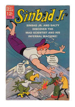 "SINBAD JR." ORIGINAL COMIC BOOK COVER ART.