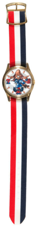 JIMMY CARTER AS PEANUT MAN "1776-1976" CAMPAIGN WATCH.