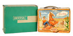 "GENE AUTRY" LUNCHBOX WITH THERMOS AND RARE BOX.