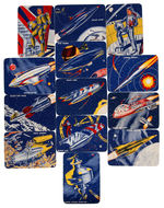 "SPACE FLEET" SKELLY GASOLINE PREMIUM CARDS.