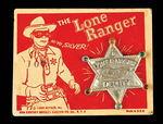 "THE LONE RANGER BADGES" VARIATIONS ON DIFFERENT STORE CARDS.