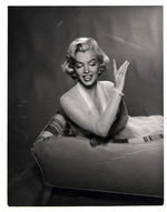 MARILYN MONROE SILVER GELATIN PHOTO PRINT TRIO SIGNED BY THE PHOTOGRAPHER.