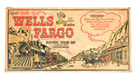 "TALES OF WELLS FARGO ELECTRIC TRAIN SET" BY MARX.