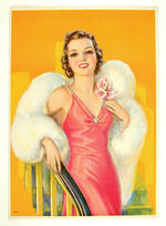 PIN-UP CALENDAR TOP SAMPLE LOT.