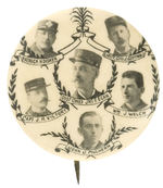 BOSTON 1898 FIRE DISASTER MEMORIAM BUTTON.