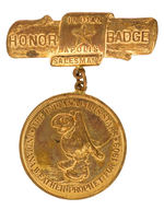 "INDIANAPOLIS STAR" RARE "HONOR BADGE" SHOWING "WEATHER PROPHET" 1909.