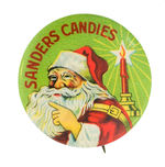 "SANDERS CANDIES" SANTA FROM DETROIT FIRM.