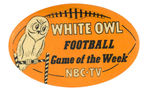 "WHITE OWL" EARLY TV SPONSORSHIP OF FOOTBALL.