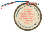 RETURN FROM PHILIPPINE ISLANDS TWO-SIDED "WELCOME HOME" CELLULOID.