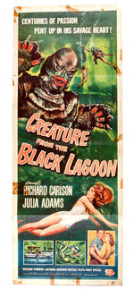 "CREATURE FROM THE BLACK LAGOON" INSERT POSTER.