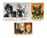 FUNNY MONSTERS/MONSTER LAFFS GUM CARD SETS.