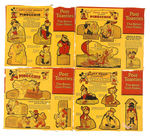 "PINOCCHIO POST TOASTIES" CEREAL BOX BACKS.