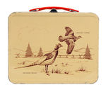 GAME BIRDS RARE METAL LUNCH BOX.