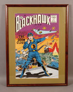 "BLACKHAWK" NO. 102 COMIC BOOK COVER RECREATION.