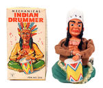 "INDIAN DRUMMER" BOXED WIND-UP.