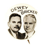 "DEWEY AND BRICKER" SCARCE 1" JUGATE HAKE #2.