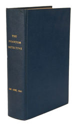 “THE PHANTOM DETECTIVE” HARDCOVER BOUND PULPS.