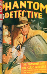 “THE PHANTOM DETECTIVE” HARDCOVER BOUND PULPS.