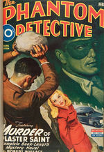 “THE PHANTOM DETECTIVE” HARDCOVER BOUND PULPS.