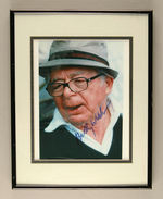 DIRECTOR BILLY WILDER FRAMED AUTOGRAPHED PHOTO.