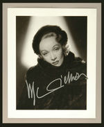 MARLENE DIETRICH SIGNED PICTURE.