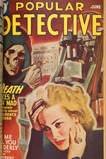 “POPULAR DETECTIVE” HARDCOVER BOUND PULP VOLUME.