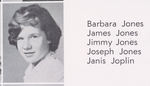 JANIS JOPLIN 10TH GRADE YEARBOOK.