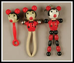 MICKEY MOUSE BABY RATTLES.