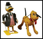 LUDWIG VON DRAKE AND PLUTO LINE MAR WIND-UP TOYS.