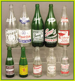 ACL SODA BOTTLE GROUP WITH INDIAN MOUND SPRINGS/JET-UP SPACE AGE/KRAMER'S.