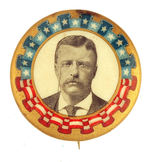 TR ENCIRCLED IN GRAPHIC BUNTING 1904.