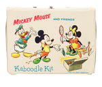 “MICKEY MOUSE AND FRIENDS KABOODLE KIT” VINYL LUNCH BOX.